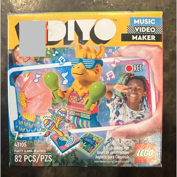 New Sealed, Retired LEGO Party Llama BeatBox 43105 Building Set (82 Pieces) - Picture 9 of 13